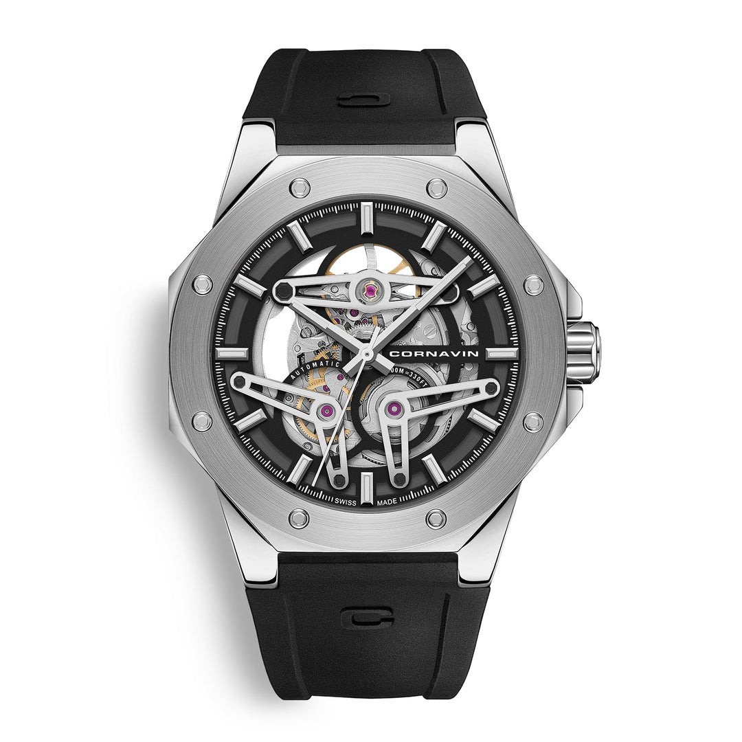 CORNAVIN SK.01.R Downtown Skeleton Automatic Collection Karóra