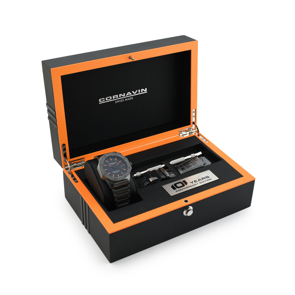 CORNAVIN AT.05.B Downtown 3-H Automatic Anniversary Edition Karóra