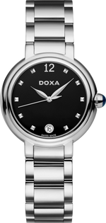 Kép betöltése a Galériamegjelenítőbe, DOXA 510.15.106.10 Blue Stone Lady Karóra