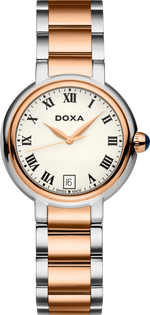 Kép betöltése a Galériamegjelenítőbe, DOXA 510.65.034.60 Blue Stone Lady Karóra