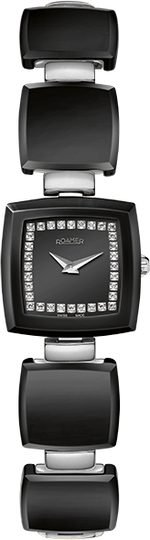 Kép betöltése a Galériamegjelenítőbe, ROAMER 682953 41 59 60 Ceraline Carré Karóra – Image 1