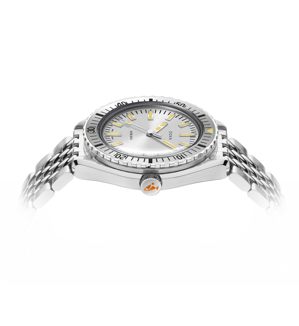 DOXA SUB 796.10.021.10 SUB 200 Whitepearl Karóra