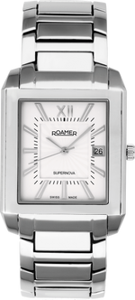 Kép betöltése a Galériamegjelenítőbe, ROAMER 936856 41 23 90 Supernova Rectangular Karóra – Image 1