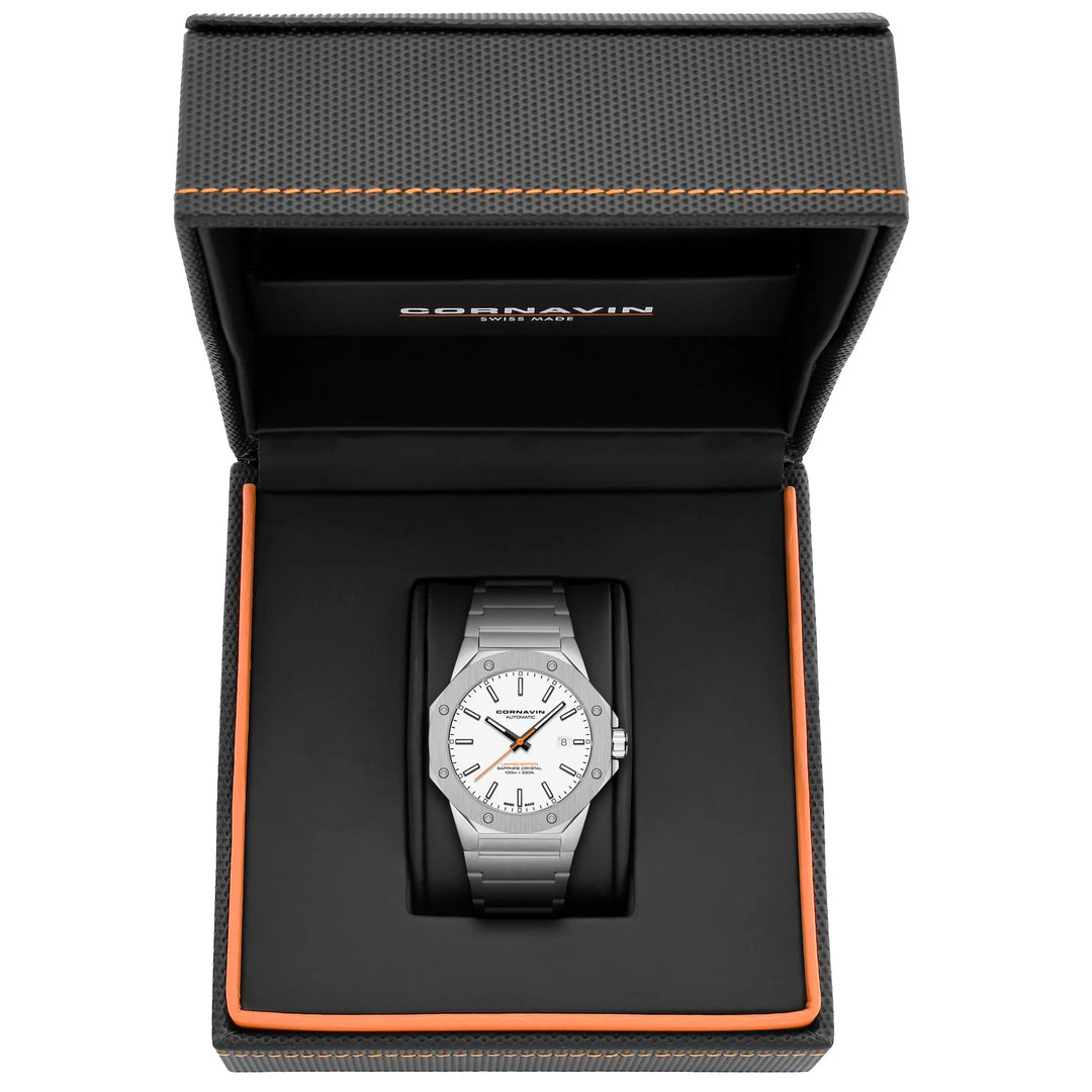 CORNAVIN AT.02.B Downtown 3-H Automatic Karóra – Image 4