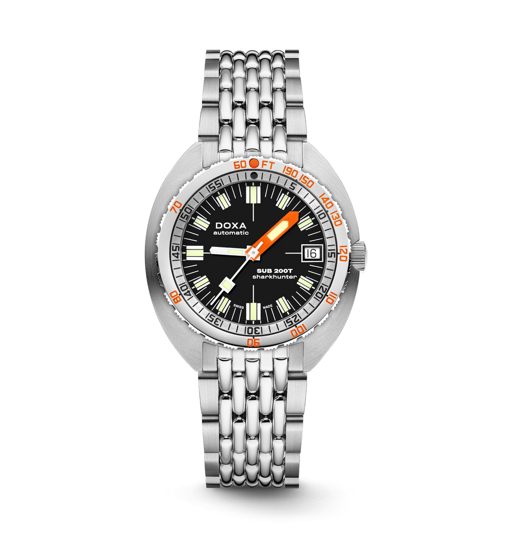 DOXA SUB 804.10.101.10 SUB 200T Sharkhunter Karóra