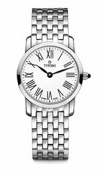 Kép betöltése a Galériamegjelenítőbe, TITONI TQ 42918 S-584 Slenderline Karóra – Image 1