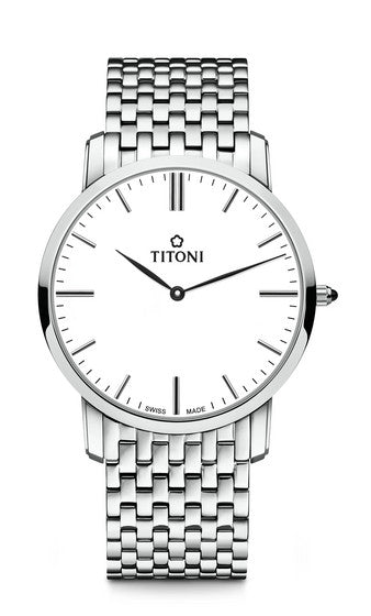 TITONI TQ 52918 S-583 Slenderline Karóra – Image 1