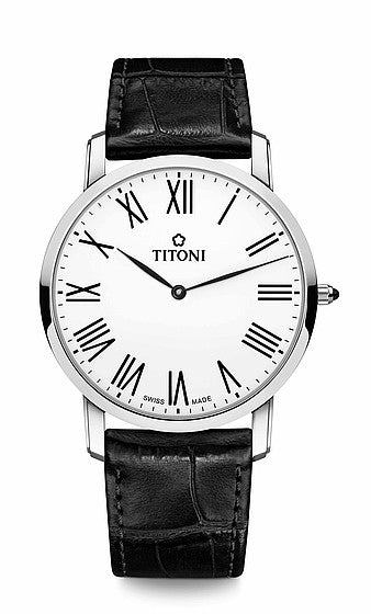 TITONI TQ 52918 S-ST-584 Slenderline Karóra – Image 1