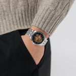 Kép betöltése a Galériamegjelenítőbe, HAMILTON H32705180 Jazzmaster Open Heart Auto Karóra