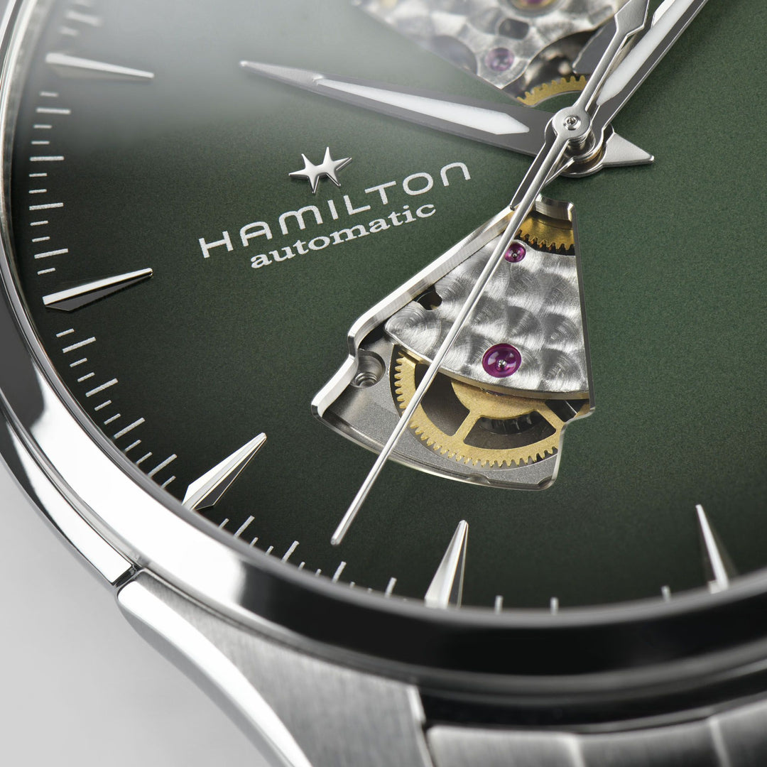 HAMILTON H32675160 Jazzmaster Open Heart Karóra