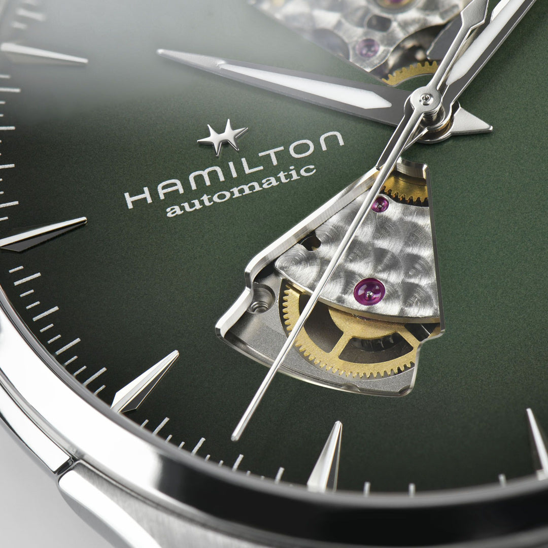 HAMILTON H32675560 Jazzmaster Open Heart Karóra