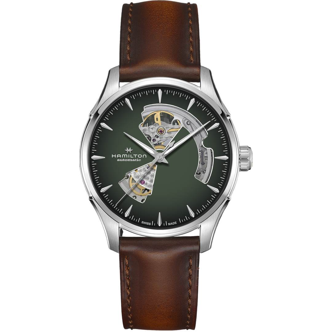 HAMILTON H32675560 Jazzmaster Open Heart Karóra