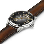 Kép betöltése a Galériamegjelenítőbe, HAMILTON H32675581 Jazzmaster Open Heart Auto Karóra