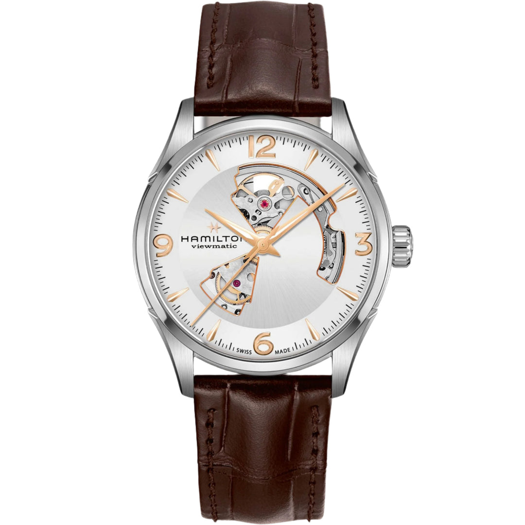 HAMILTON H32705551 Jazzmaster Open Heart Karóra
