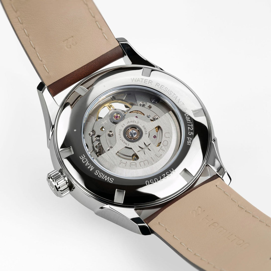 HAMILTON H32705560 Jazzmaster Open Heart Karóra