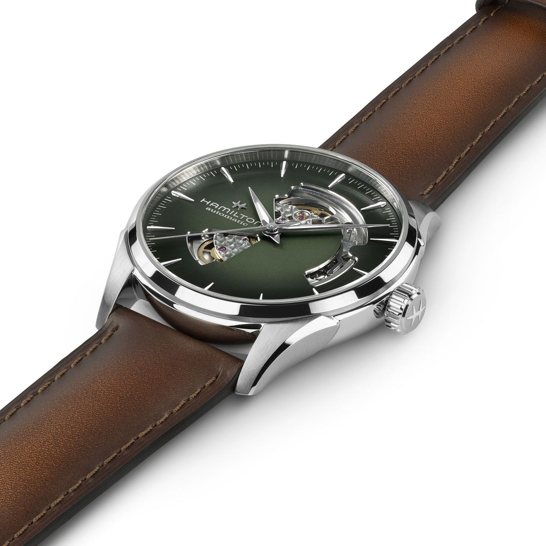 HAMILTON H32705560 Jazzmaster Open Heart Karóra