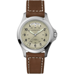 Kép betöltése a Galériamegjelenítőbe, HAMILTON H64455523 Khaki Field Khaki King Day Date Karóra
