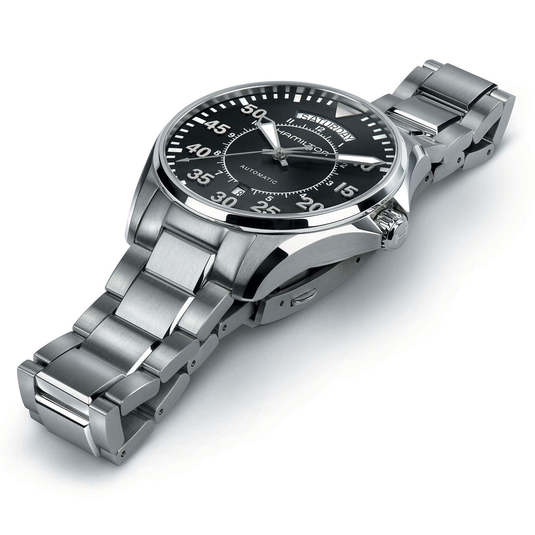 HAMILTON H64615135 Khaki Aviation Khaki Pilot Day Date Karóra