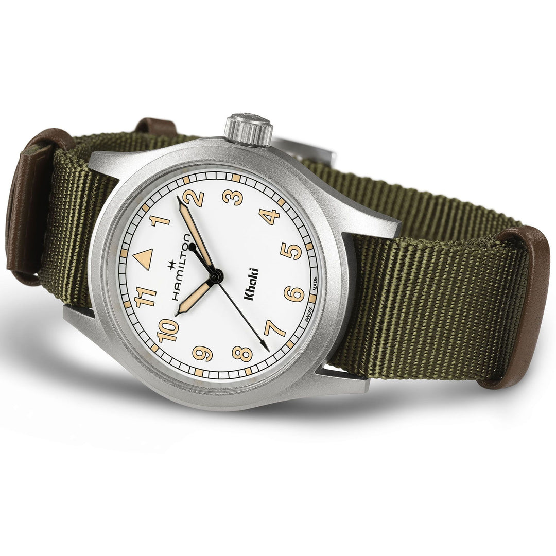 HAMILTON H69401910 Khaki Field Karóra