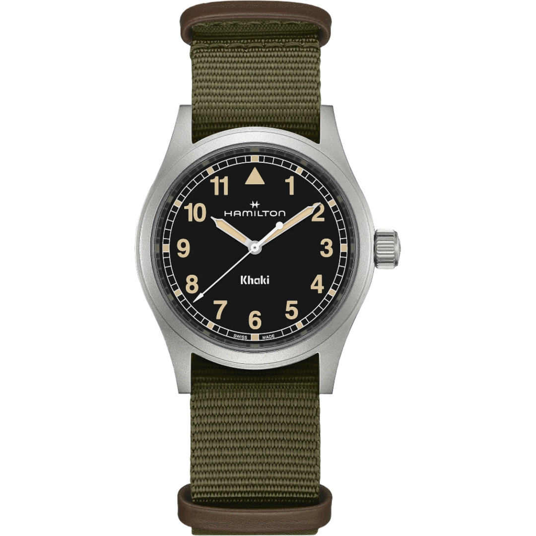 HAMILTON H69401930 Khaki Field Karóra
