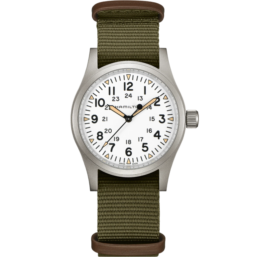 HAMILTON H69439411 Khaki Field Karóra