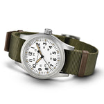 Kép betöltése a Galériamegjelenítőbe, HAMILTON H69439411 Khaki Field Mechanical Karóra