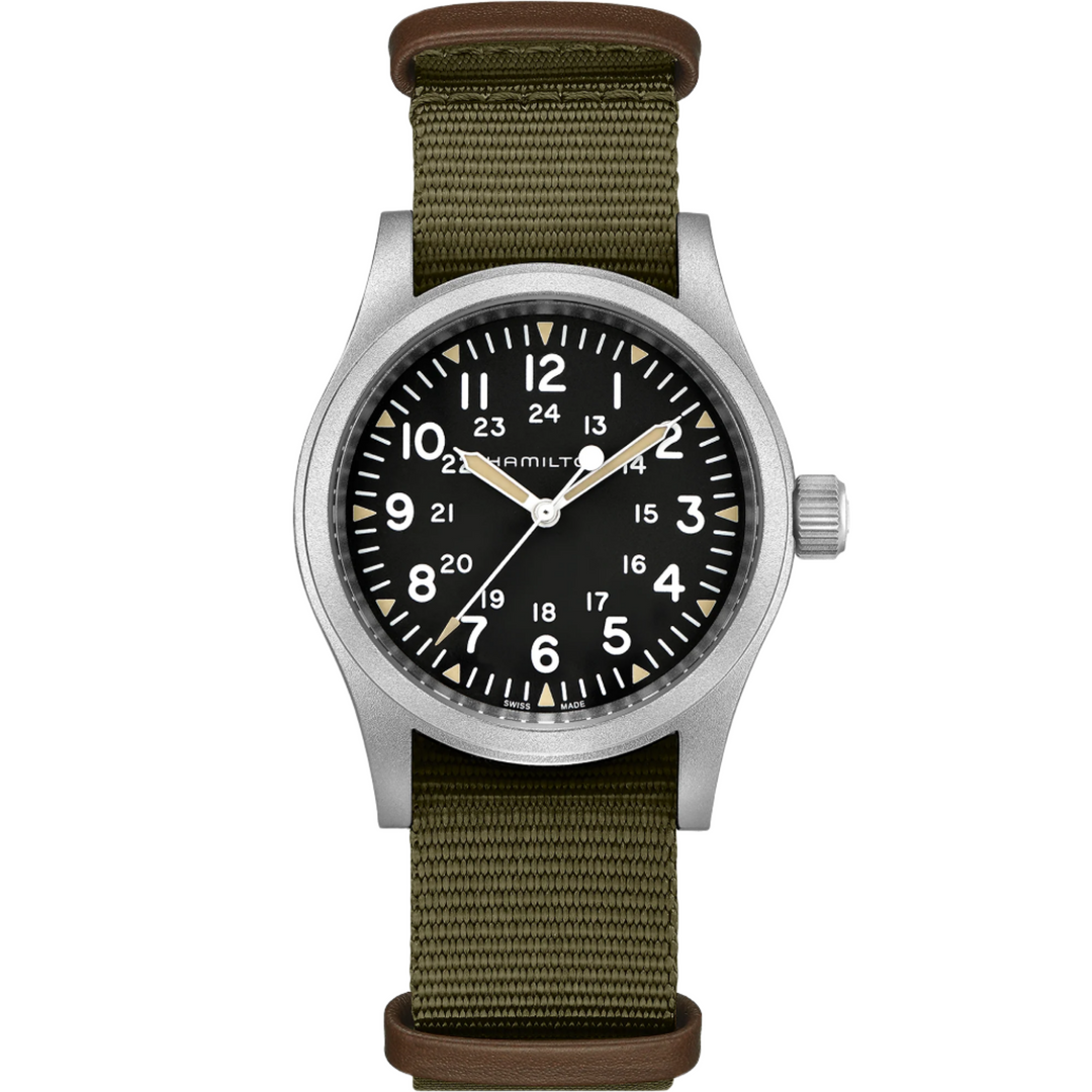 HAMILTON H69439931 Khaki Field Karóra