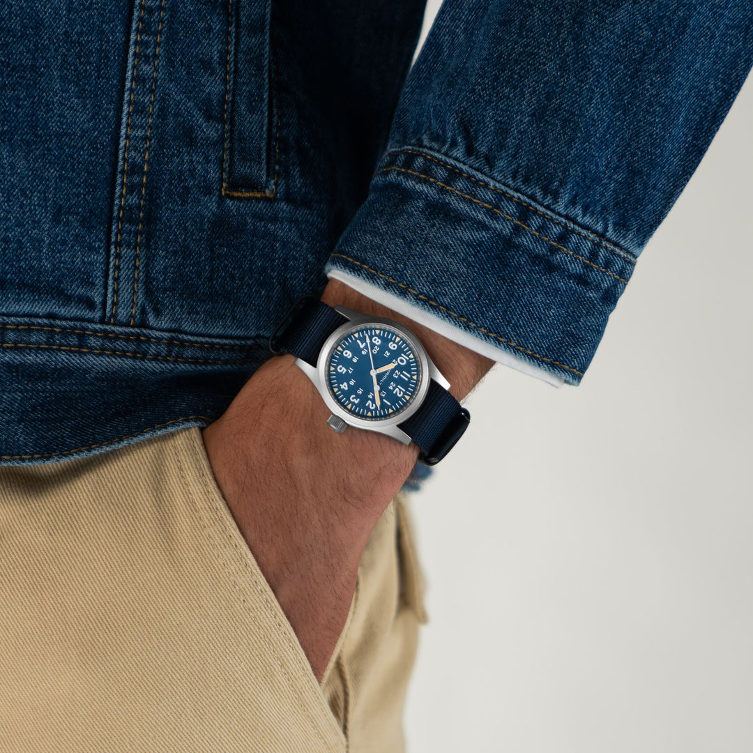 HAMILTON H69439940 Khaki Field Karóra