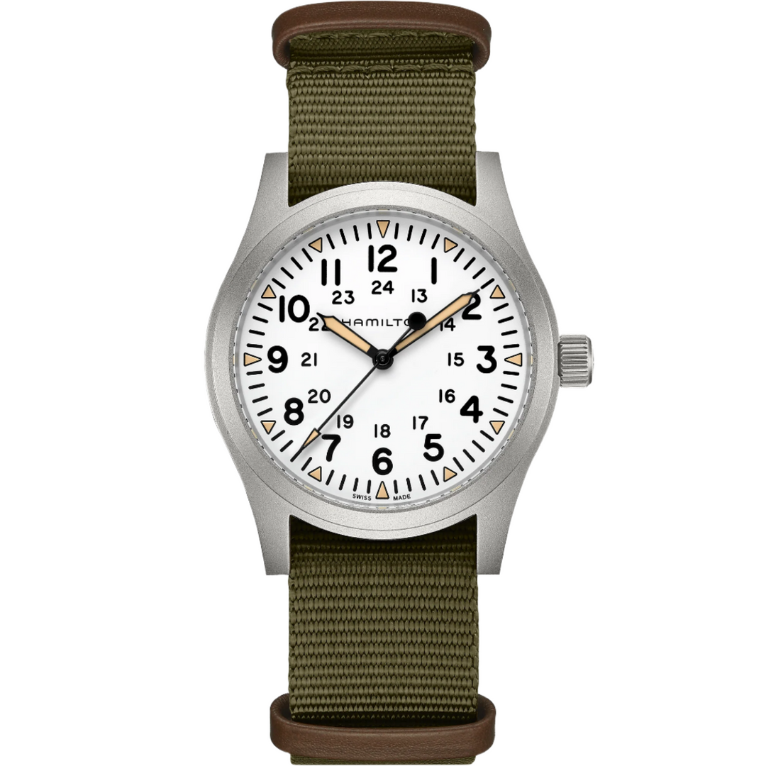 HAMILTON H69529913 Khaki Field Karóra