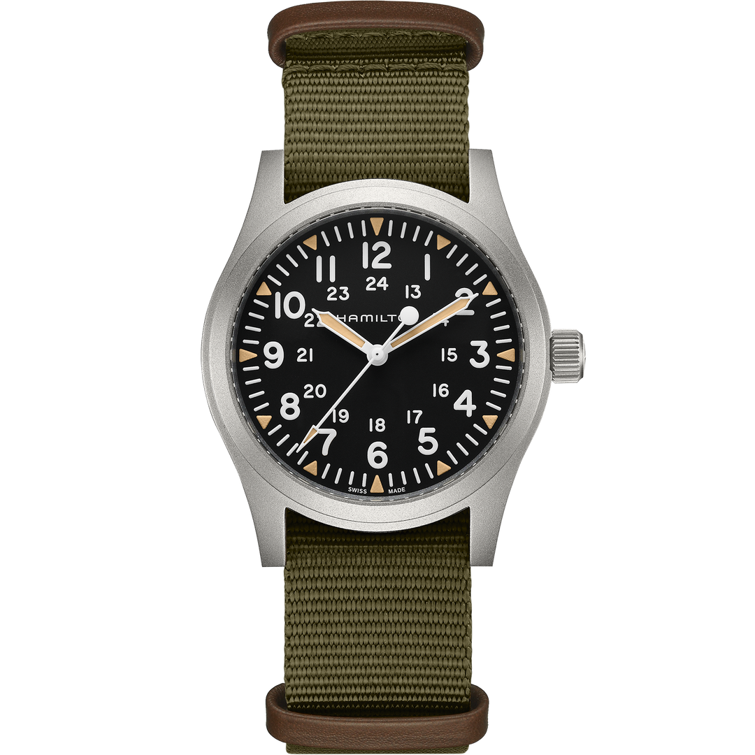 HAMILTON H69529933 Khaki Field Karóra