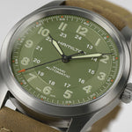 Kép betöltése a Galériamegjelenítőbe, HAMILTON H70205860 Khaki Field Khaki Titanium Karóra