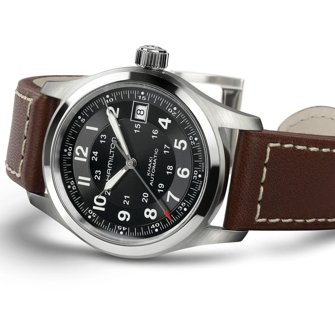 HAMILTON H70455533 Khaki Field Auto Karóra