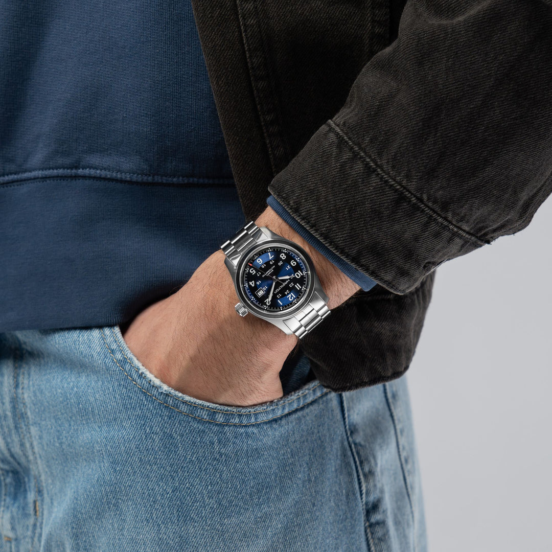 HAMILTON H70605140 Khaki Field Auto Karóra