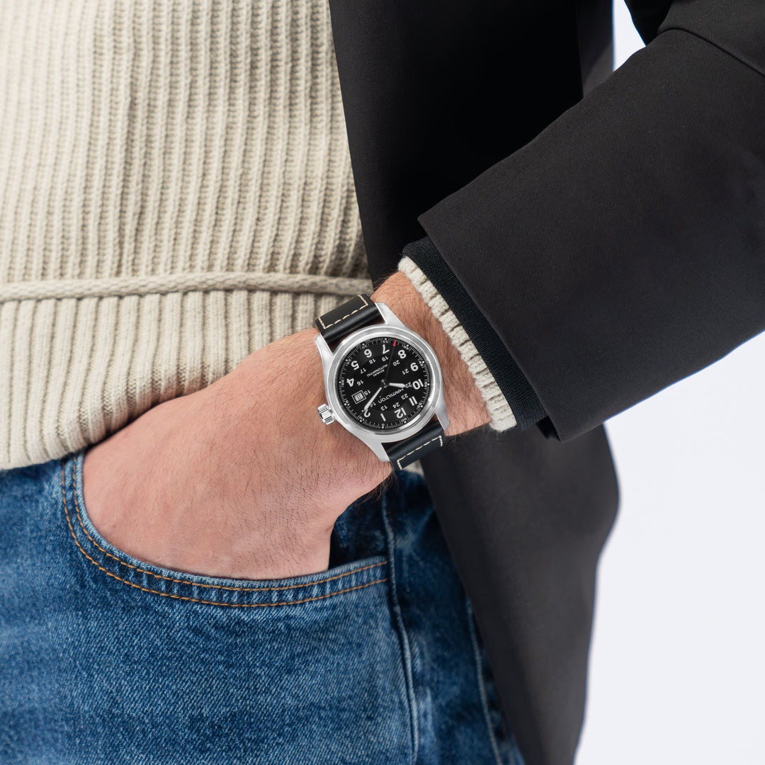 HAMILTON H70605733 Khaki Field Auto Karóra