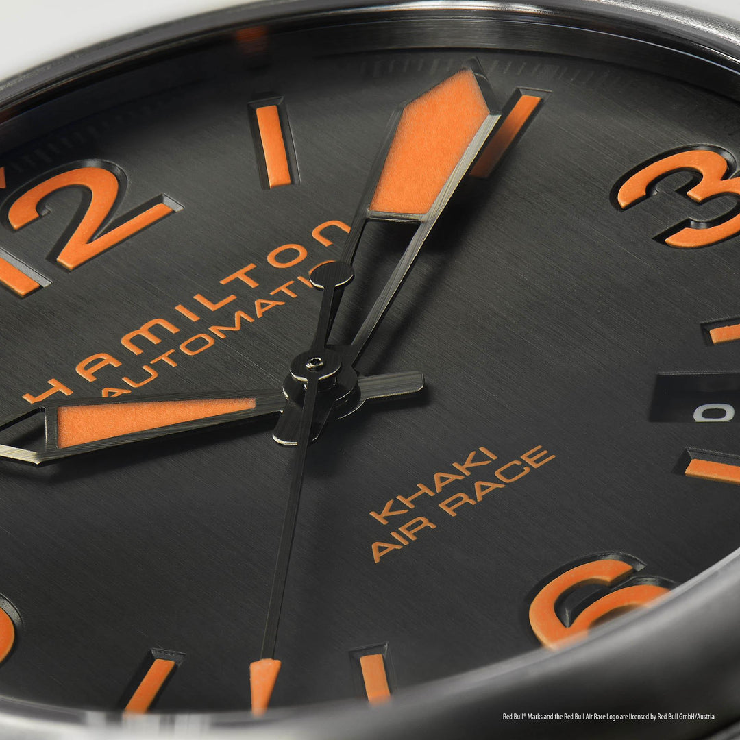 HAMILTON H76235131 Khaki Aviation Khaki Air Race Karóra