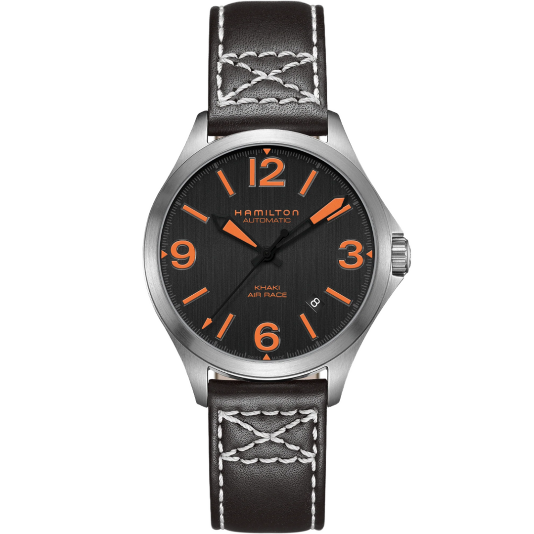 HAMILTON H76235731 Khaki Aviation Khaki Air Race Karóra
