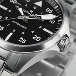 Kép betöltése a Galériamegjelenítőbe, HAMILTON H76305130 Khaki Aviation Pilot Auto Karóra