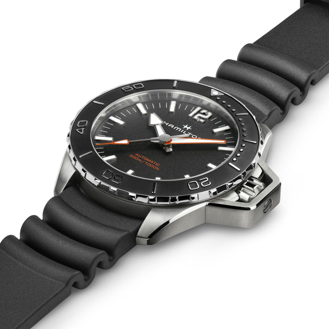 HAMILTON H77825330 Khaki Navy Frogman Karóra