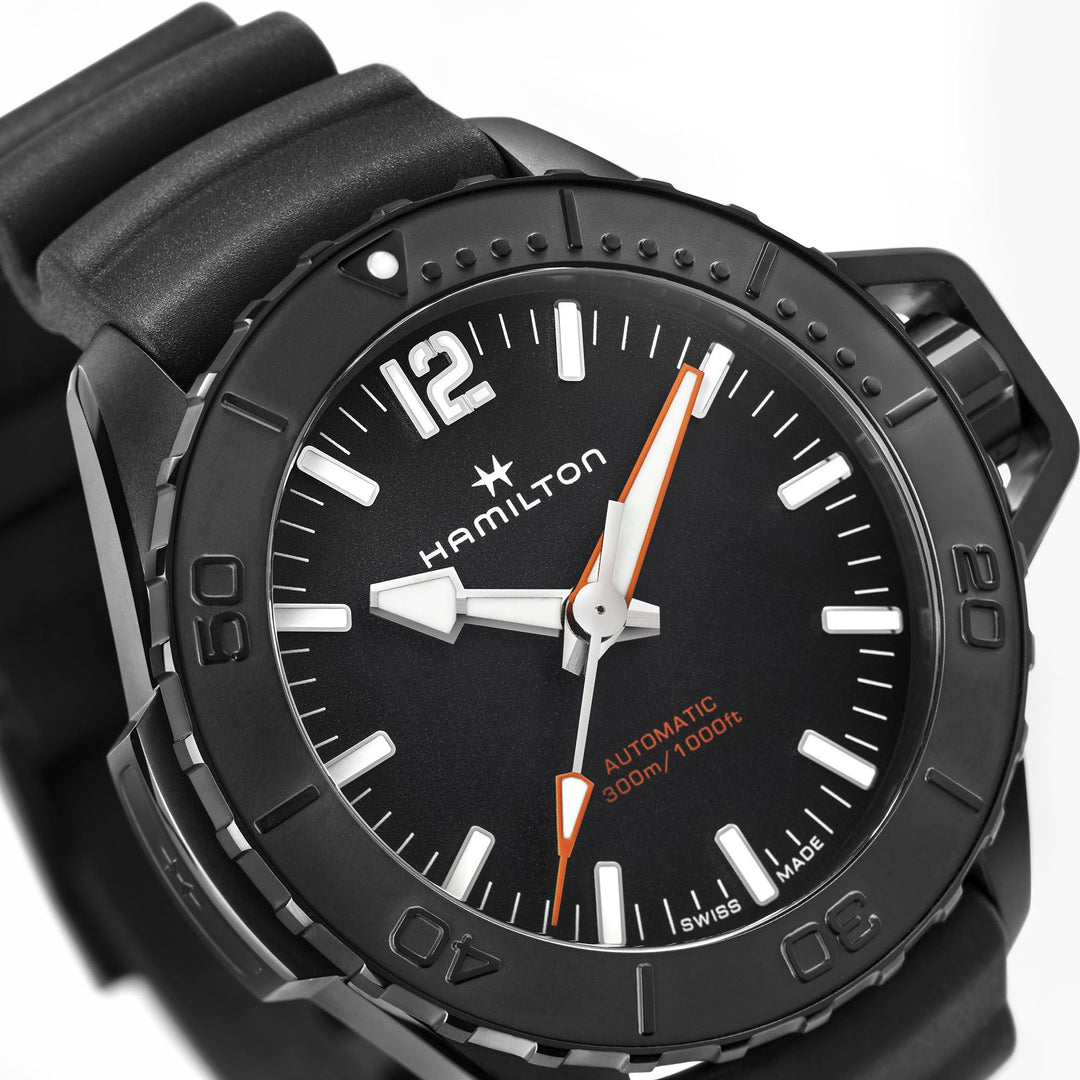 HAMILTON H7785530 Khaki Navy Frogman Karóra