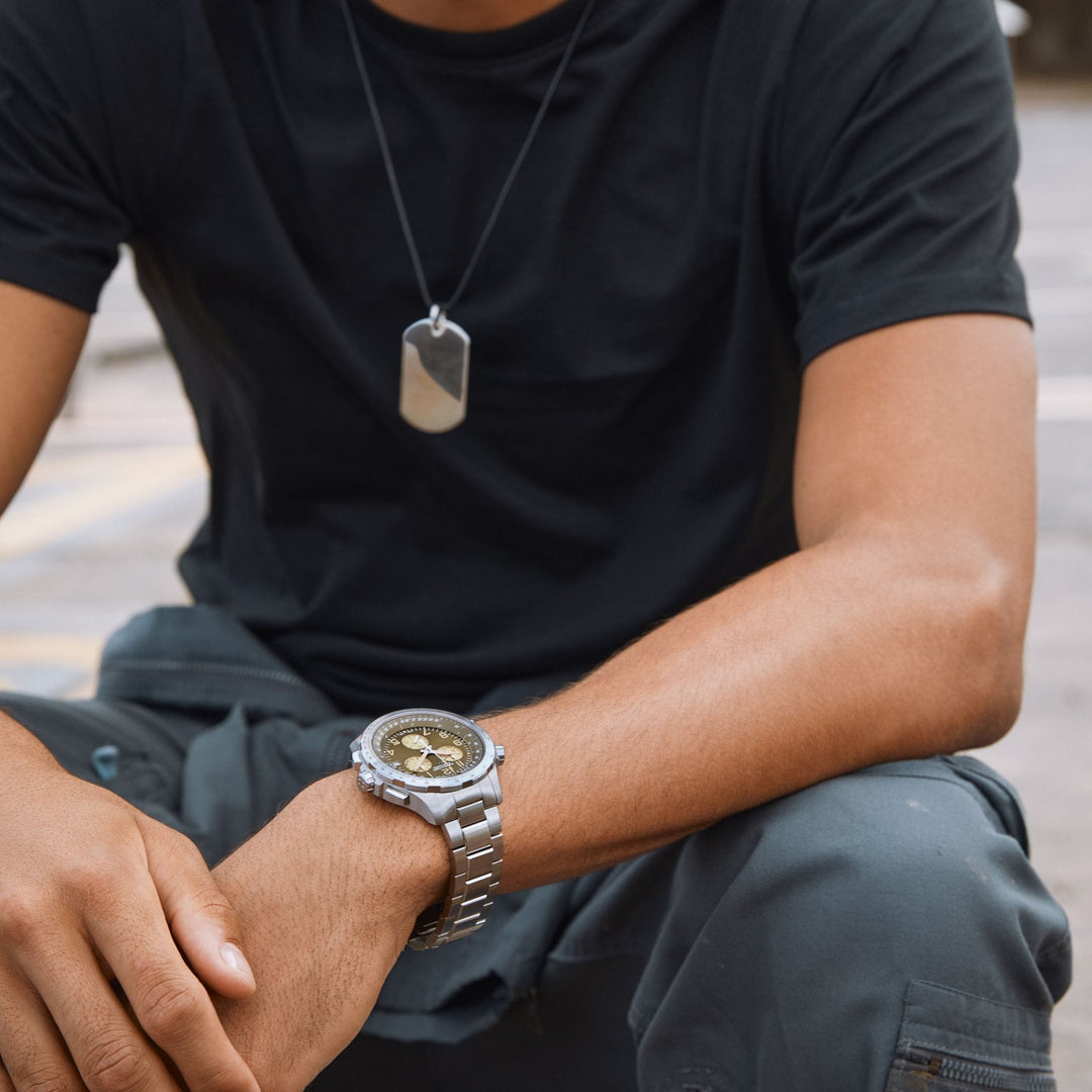 HAMILTON H77932160 Khaki Aviation Khaki X-Wind GMT Karóra