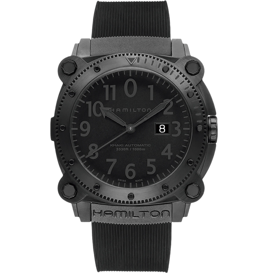 HAMILTON H78585333 Khaki Navy Khaki BeLOWZERO 1000m Karóra