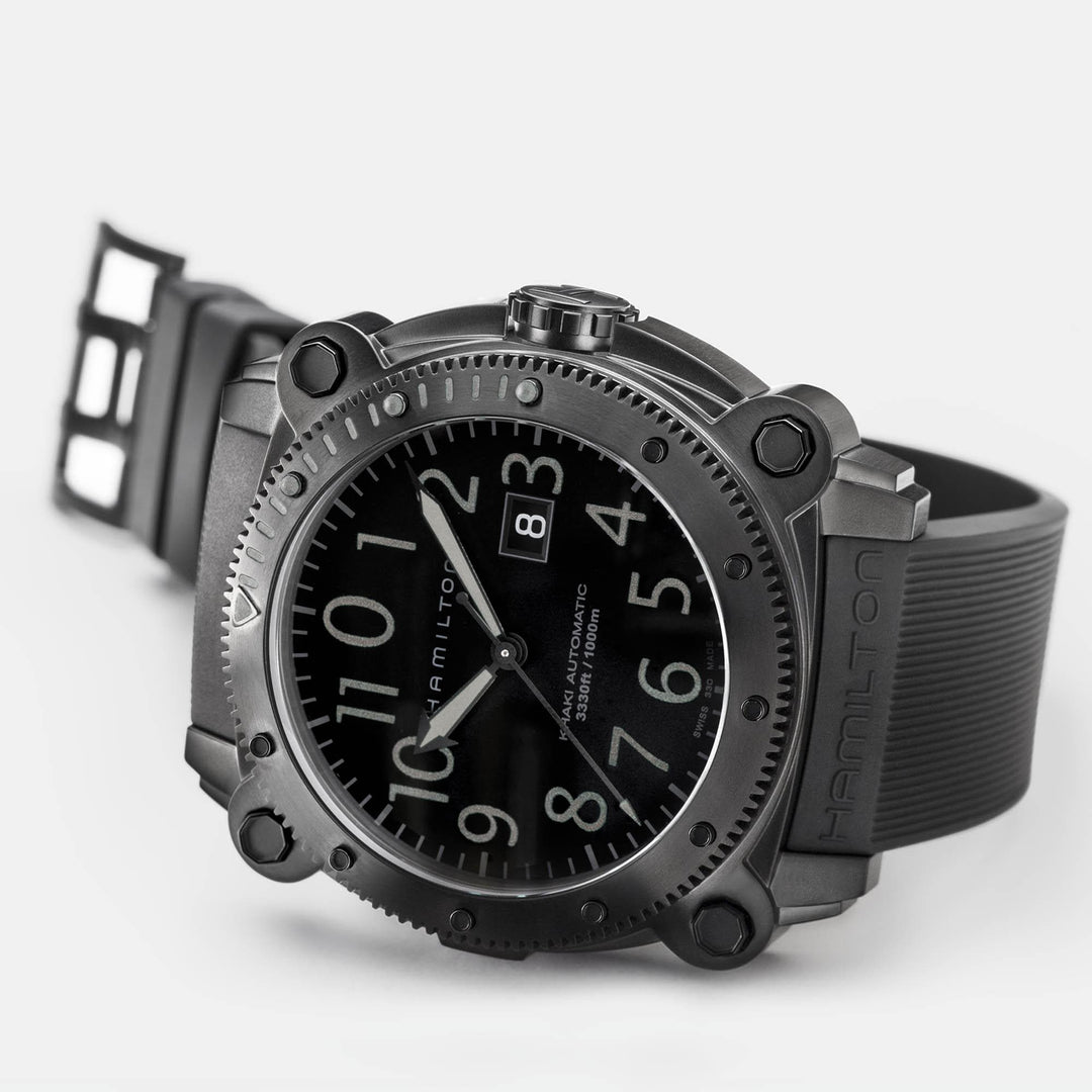 HAMILTON H78585333 Khaki Navy Khaki BeLOWZERO 1000m Karóra