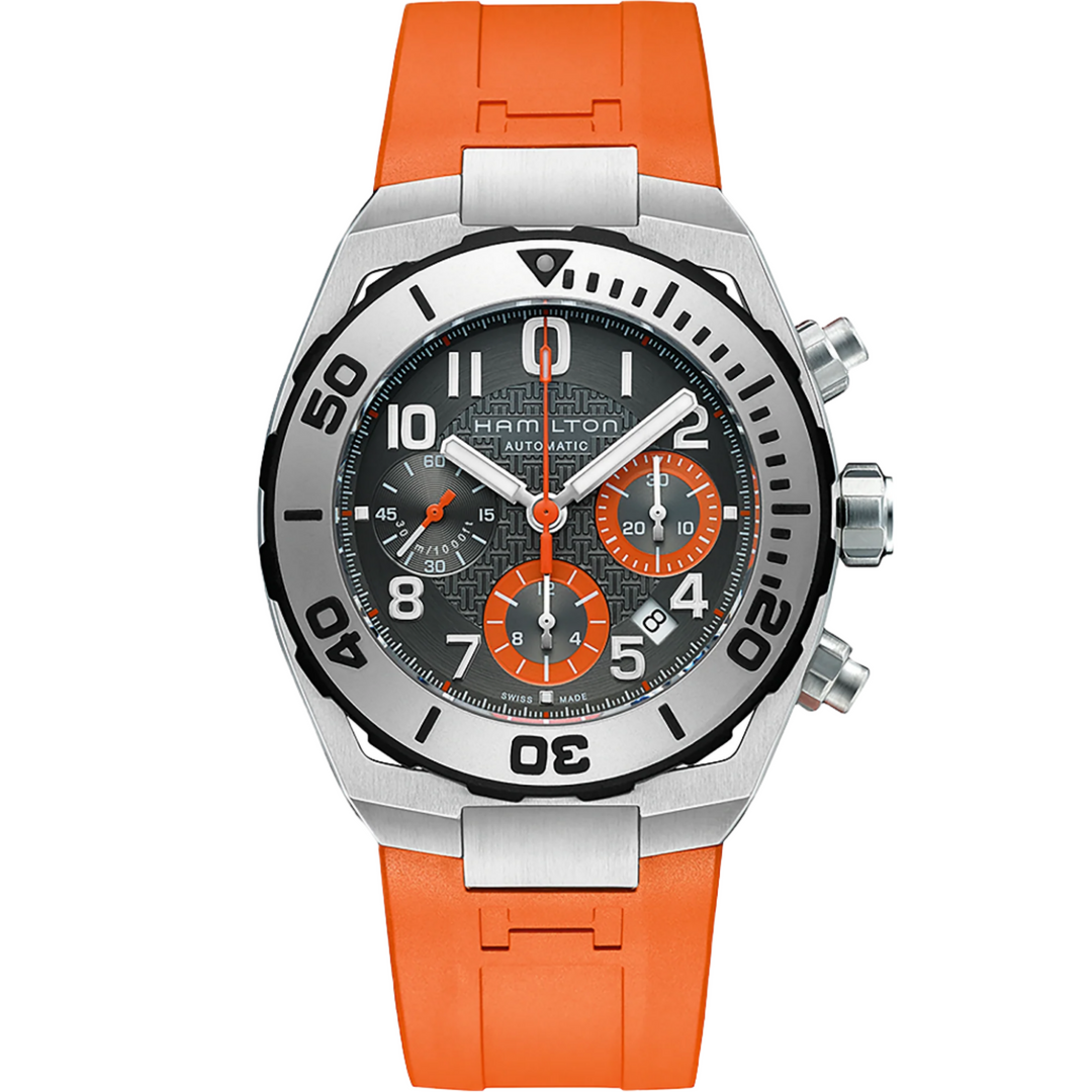 HAMILTON H78716983 Khaki Navy Sub Karóra