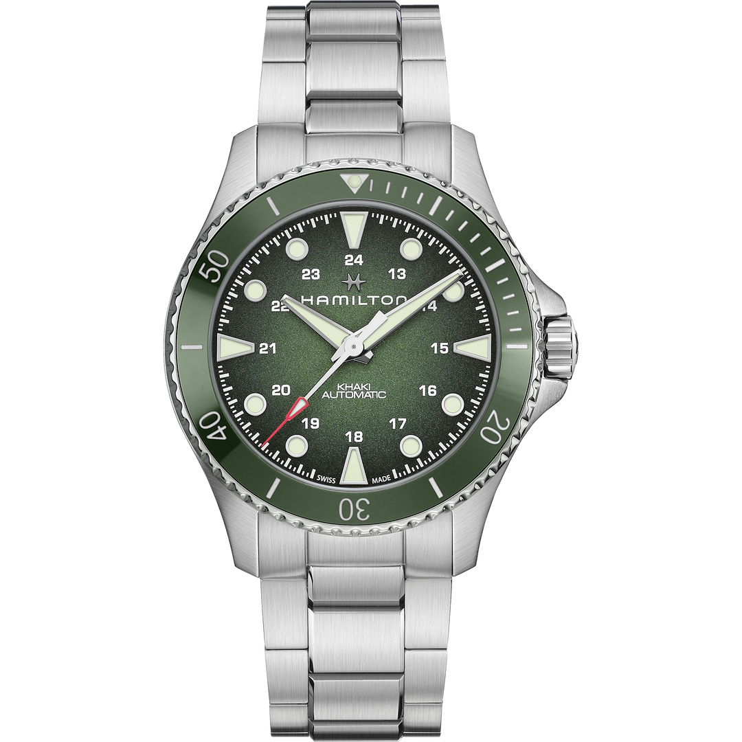 HAMILTON H82525160 Khaki Navy Khaki Scuba Karóra