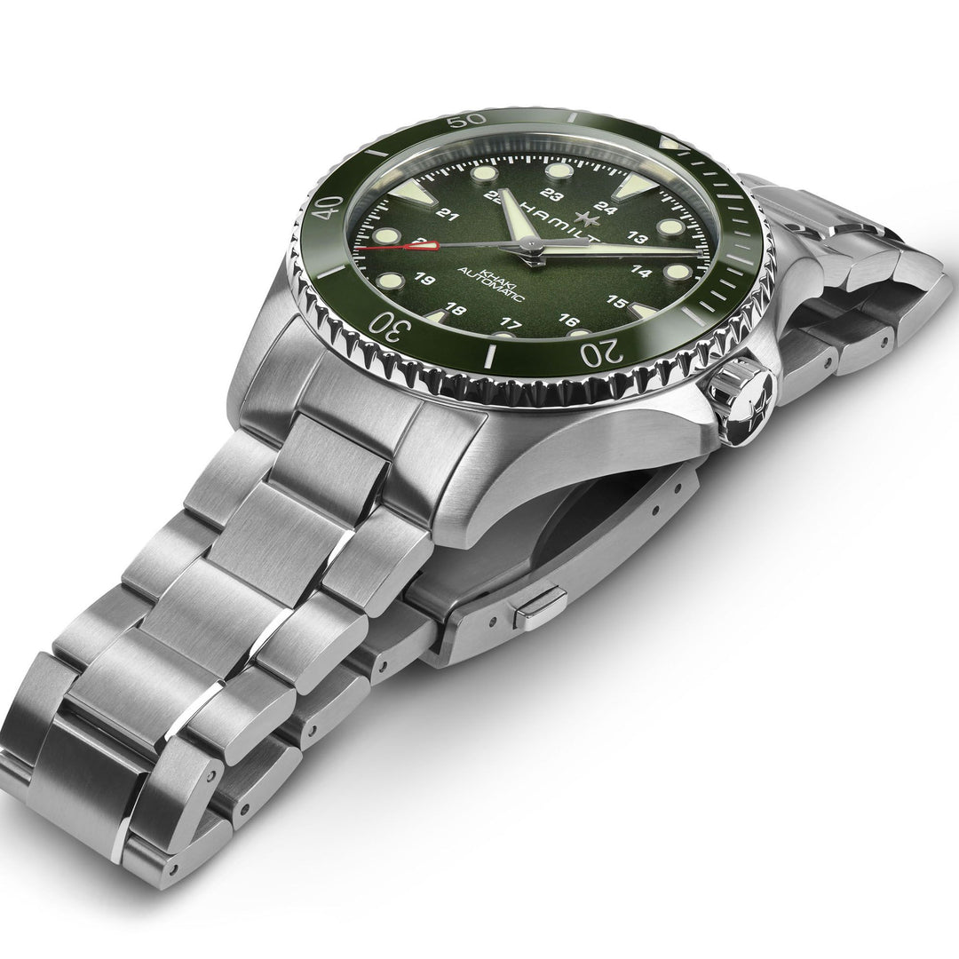 HAMILTON H82525160 Khaki Navy Khaki Scuba Karóra