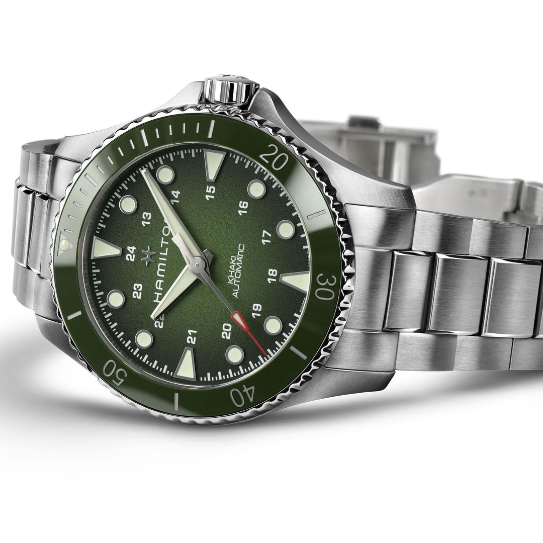 HAMILTON H82525160 Khaki Navy Khaki Scuba Karóra