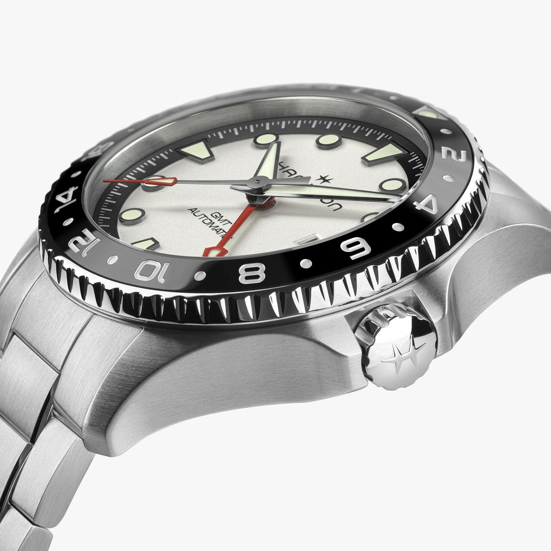 HAMILTON H82555150  Khaki Navy Scuba Automatic GMT Karóra