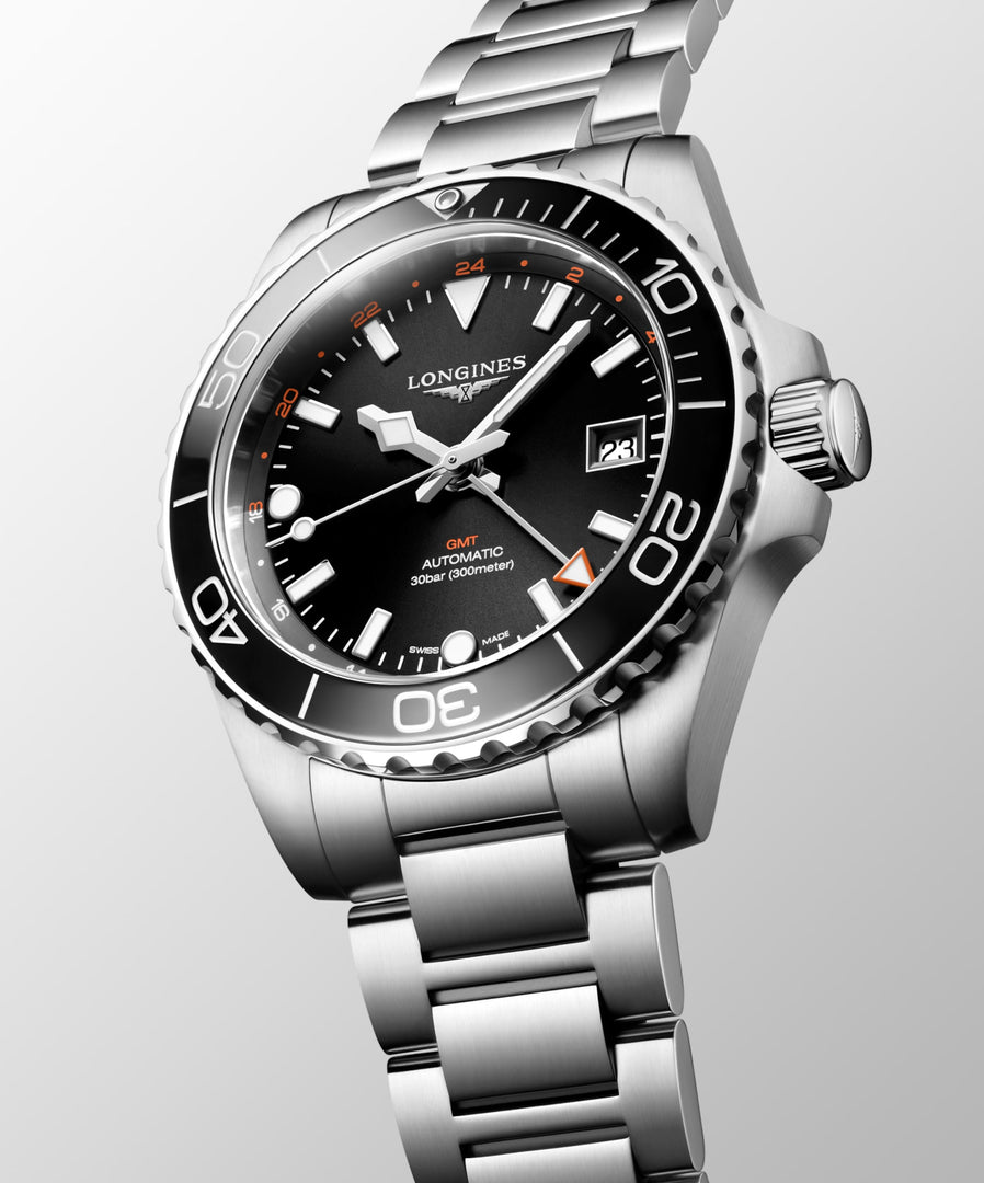 LONGINES L37904566 HydroConquest GMT Watch