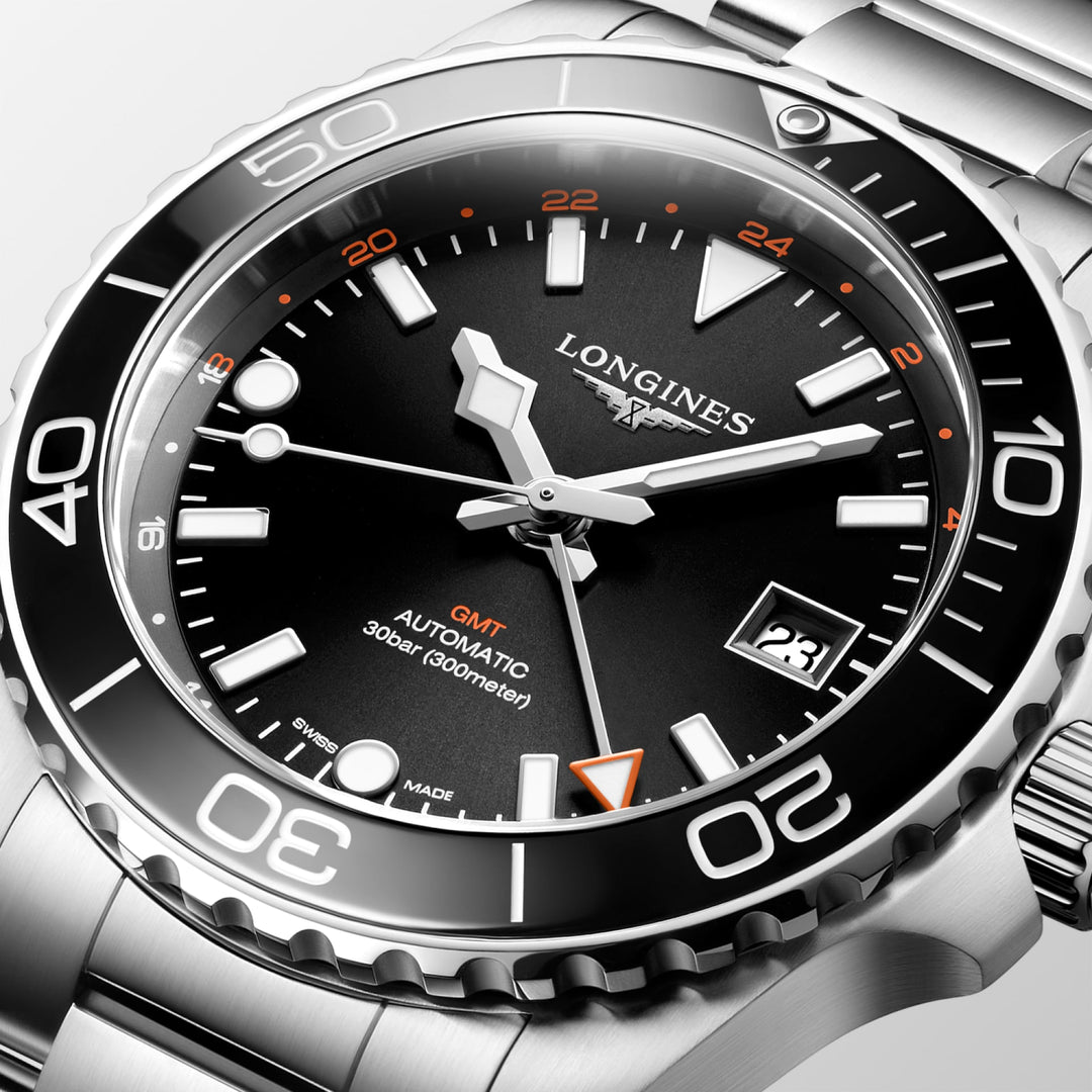 LONGINES L37904566 HydroConquest GMT Watch
