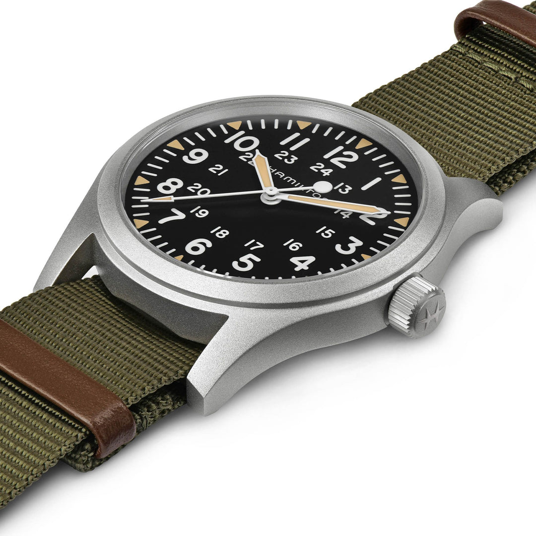HAMILTON H69529933 Khaki Field Karóra